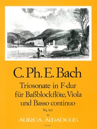 BP 2047 • BACH C.Ph.E. Triosonate in F-dur (Wq 163) - Urtext