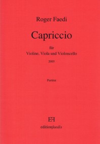 FAE022 • FAEDI - Capriccio, - Partitur und 3 Stimmen