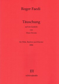 FAE033 • FAEDI - Täuschung - Score and part