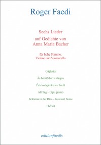 FAE051 • FAEDI - Sechs Lieder - Score and parts