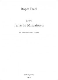 FAE142 • FAEDI - Drei lyrische Miniaturen - Score and Part