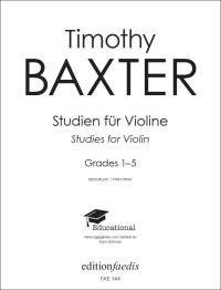 FAE144 • BAXTER - Studies for Violin Grades 1-5