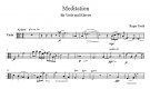 Notenbeispiel Bratsche / Viola part example