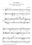 Notenbeispiel / Music example: Der Schnee