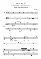 Notenbeispiel / Music example: Weisse Männer