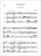 Notenbeispiel / Score example Fondue