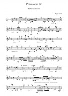 Notenbeispiel / Score example, Phantasma IV